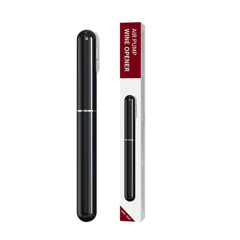 Saca-Rolhas Pneumático Portátil – Abridor de Vinho por Pressão de Ar, Sem Esforço, com Agulha de Aço Inoxidável – Design Elegante e Compacto
