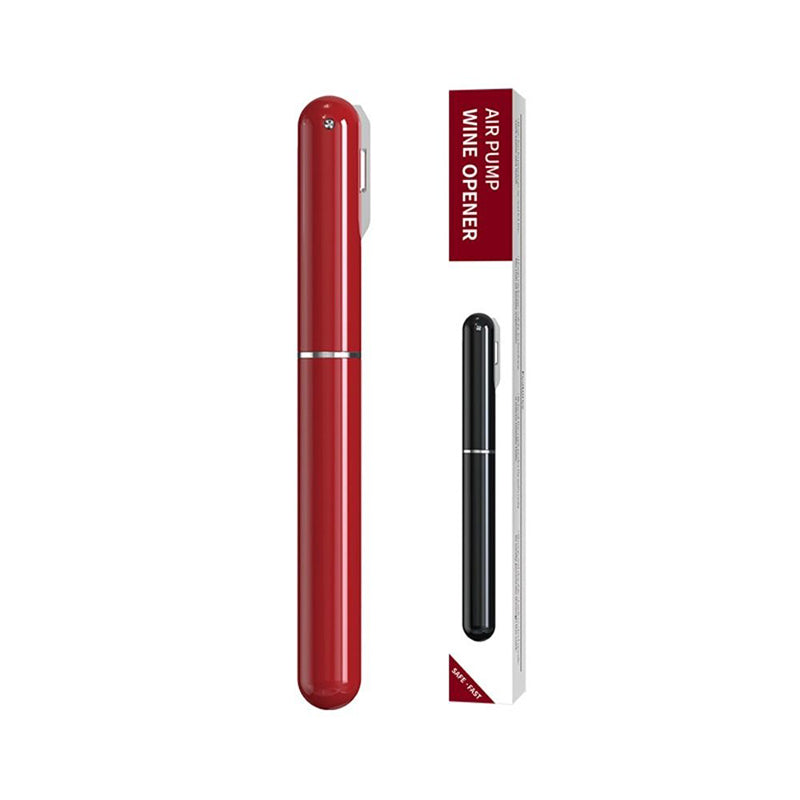 Saca-Rolhas Pneumático Portátil – Abridor de Vinho por Pressão de Ar, Sem Esforço, com Agulha de Aço Inoxidável – Design Elegante e Compacto