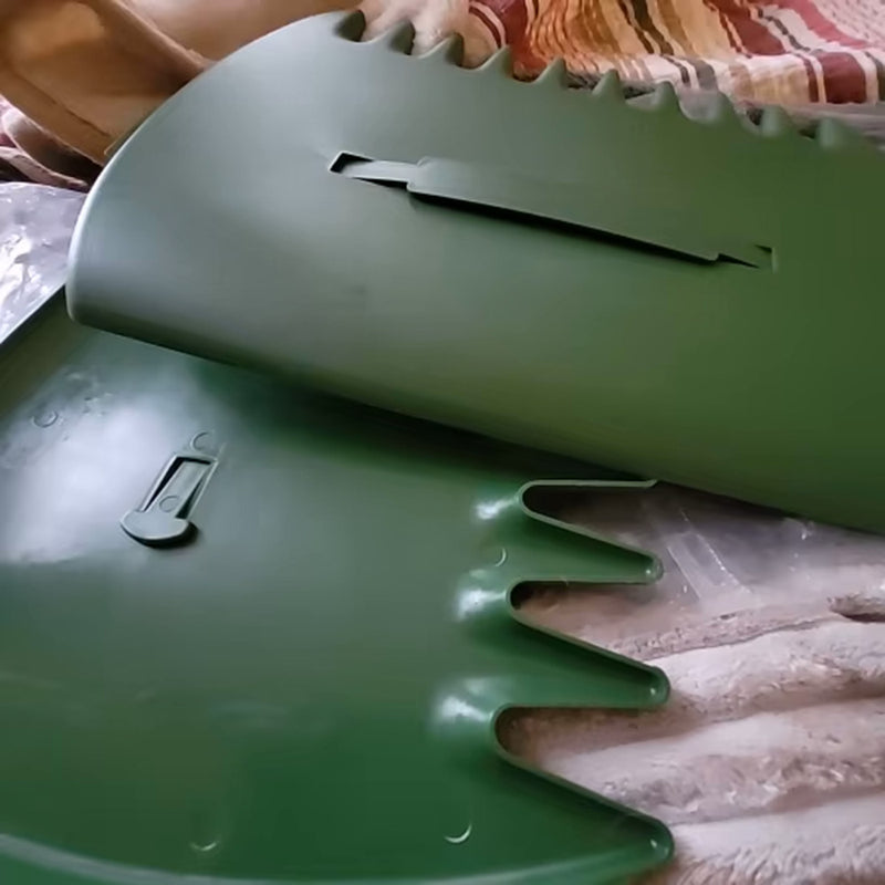 Ancinho de Mão para Jardinagem – Coletor de Folhas e Grama, Leve e Resistente
