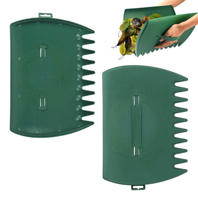 Ancinho de Mão para Jardinagem – Coletor de Folhas e Grama, Leve e Resistente