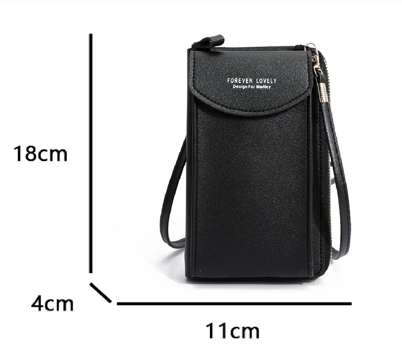 bolsa crossbody feminina versatil tamanho