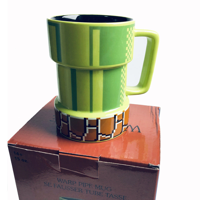 Caneca Geek Super Mario Bros – Presente Criativo em Cerâmica 450ml