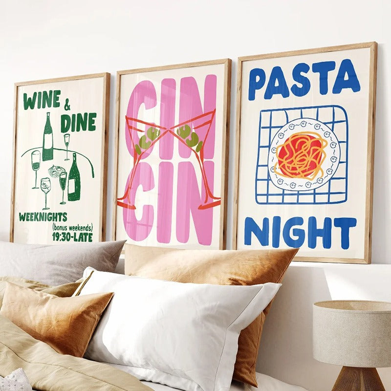 Pôsters Decorativos à Prova d’Água – Impressão HD Vibrante para Quarto, Sala, Escritório