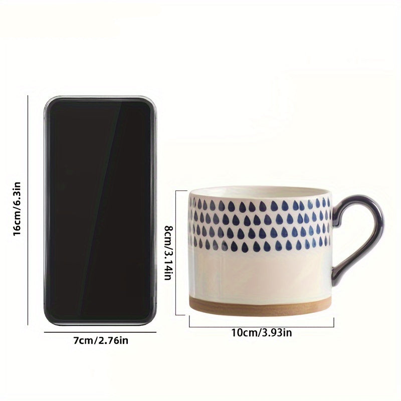 Caneca de Cerâmica 400 ml – Conjunto com 4 Estampas Variadas – Alta Qualidade, Ideal Presente e Decoração