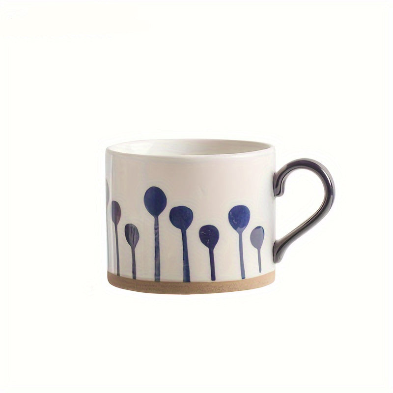 Caneca de Cerâmica 400 ml – Conjunto com 4 Estampas Variadas – Alta Qualidade, Ideal Presente e Decoração