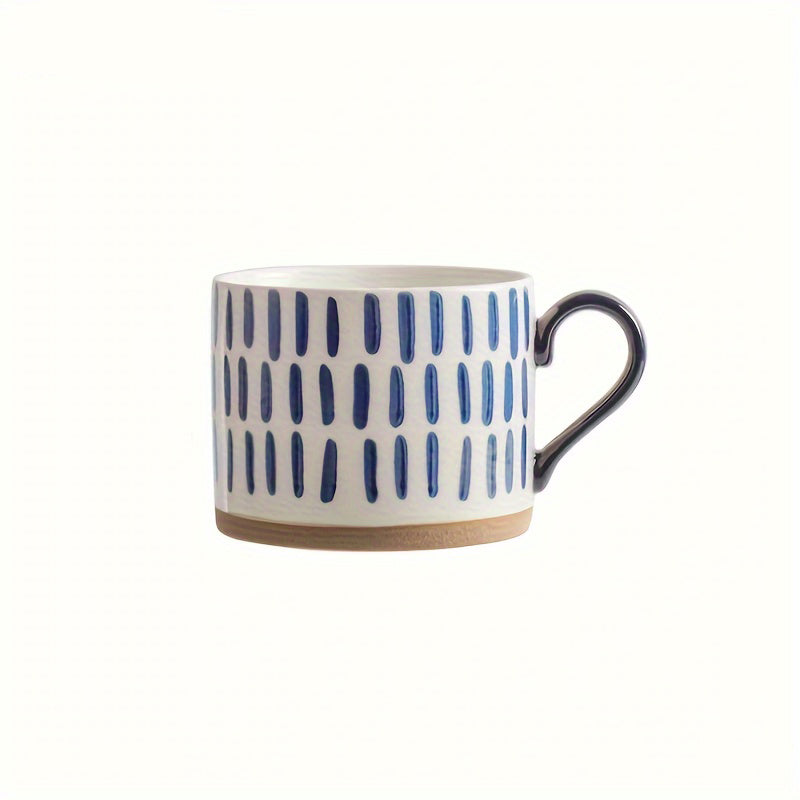 Caneca de Cerâmica 400 ml – Conjunto com 4 Estampas Variadas – Alta Qualidade, Ideal Presente e Decoração