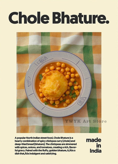 Pôsteres de Comidas Asiáticas | Arte Decorativa em Tela HD