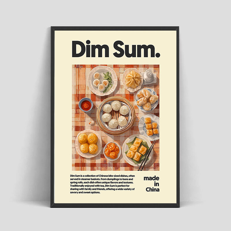 Pôsteres de Comidas Asiáticas | Arte Decorativa em Tela HD