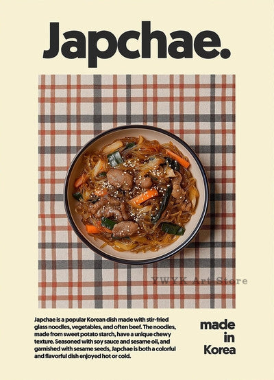 Pôsteres de Comidas Asiáticas | Arte Decorativa em Tela HD