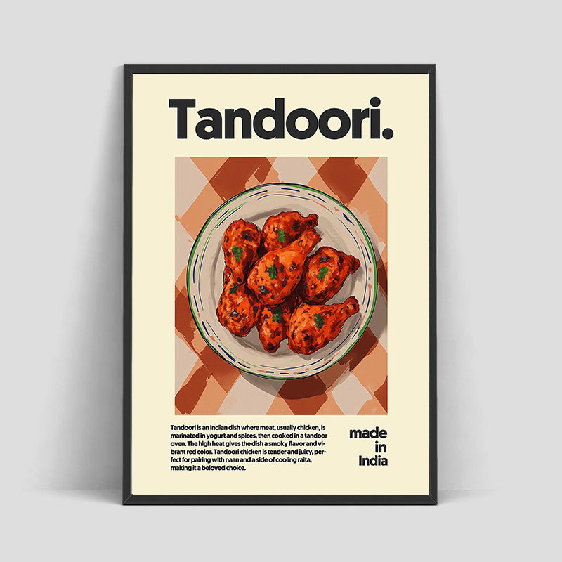 Pôsteres de Comidas Asiáticas | Arte Decorativa em Tela HD