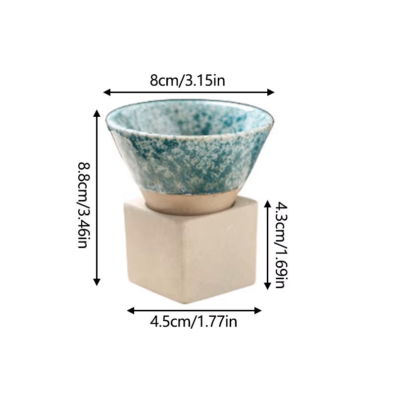 Copo Japonês de Cerâmica 100ml–200ml - Estilo Tradicional