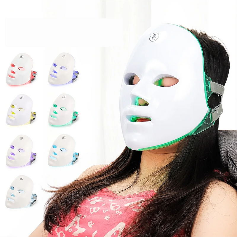 Máscara de Fototerapia Facial – Rejuvenescimento da Pele e Tratamento Antiacne