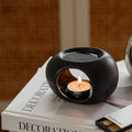 Difusor de Cerâmica para Aromaterapia com Vela – Queimador Elegante para Óleos Essenciais, Relaxamento e Presentes