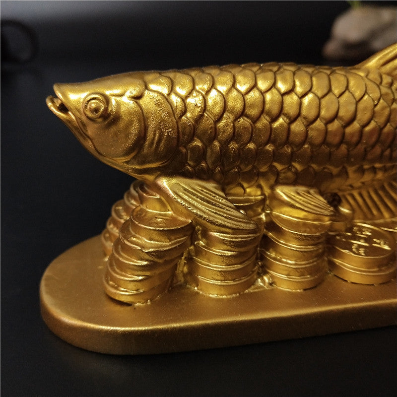 Escultura Peixe da Fortuna – Sorte e Prosperidade na Decoração