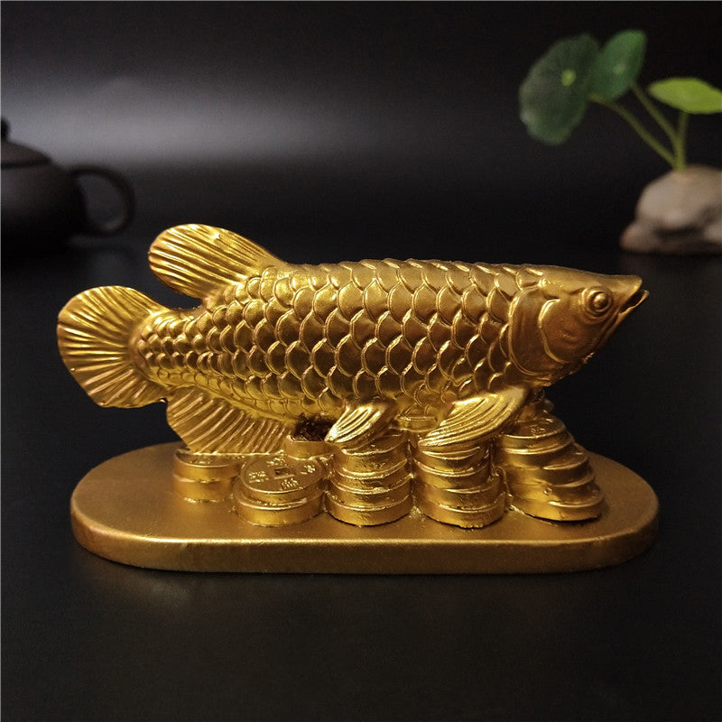 Escultura Peixe da Fortuna – Sorte e Prosperidade na Decoração