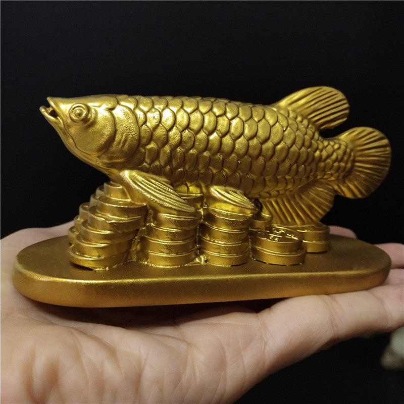 Escultura Peixe da Fortuna – Sorte e Prosperidade na Decoração