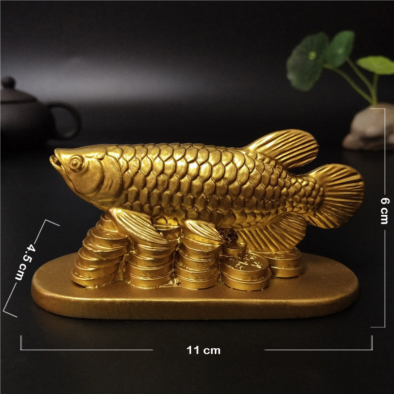 Escultura Peixe da Fortuna – Sorte e Prosperidade na Decoração