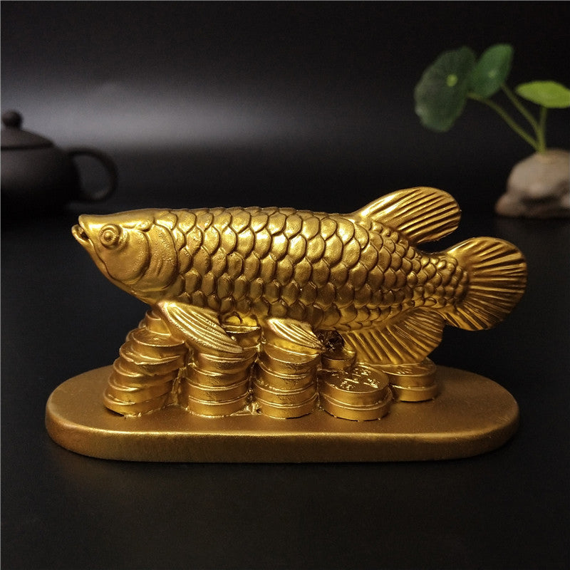 Escultura Peixe da Fortuna – Sorte e Prosperidade na Decoração