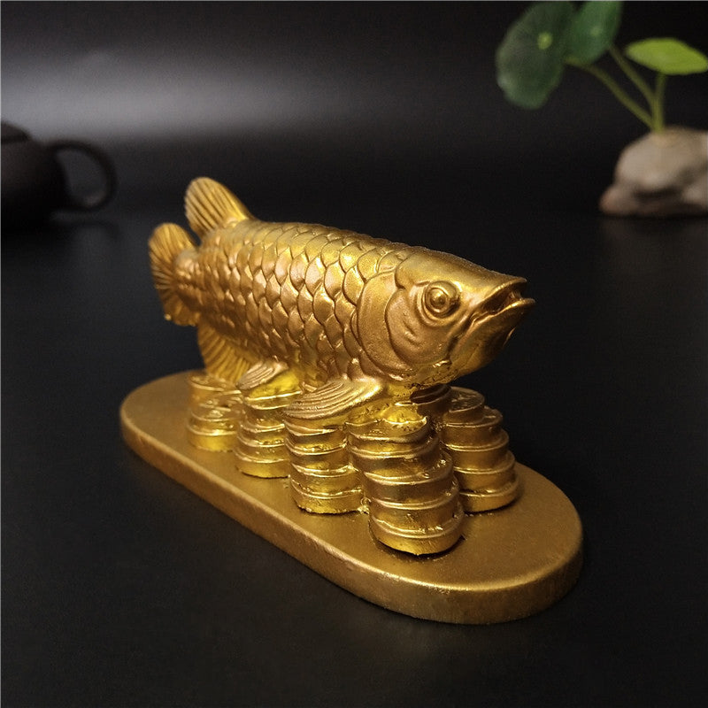 Escultura Peixe da Fortuna – Sorte e Prosperidade na Decoração