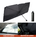 Guarda-Sol para Parabrisa de Carro - Proteção UV - Reduz Calor Interno - Dobrável Tipo Guarda-Chuva
