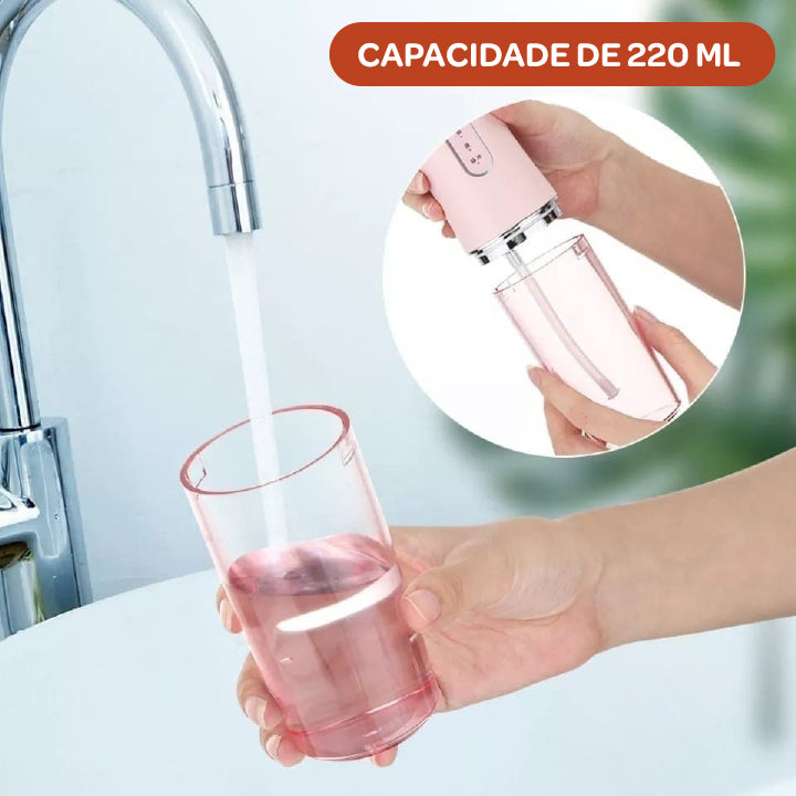 Irrigador Bucal Recarregável USB | Limpeza Profunda e Sem Dor