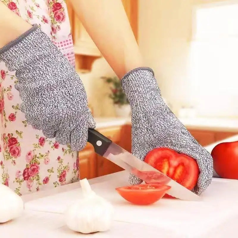 Luva de Segurança Anticorte HPPE – Proteção para Mãos em Trabalhos Pesados, Construção e Cozinha