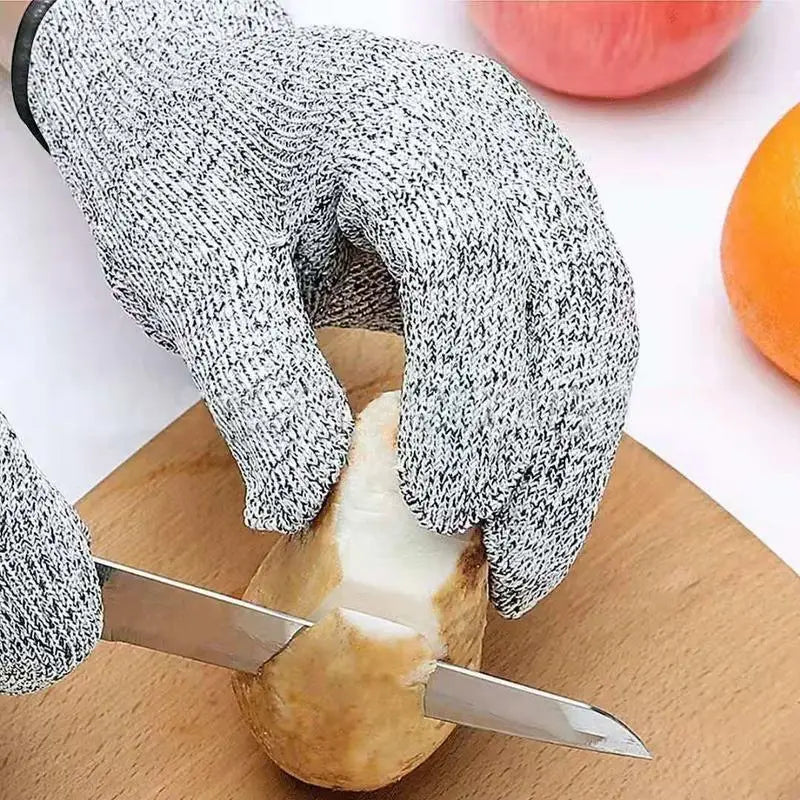 Luva de Segurança Anticorte HPPE – Proteção para Mãos em Trabalhos Pesados, Construção e Cozinha