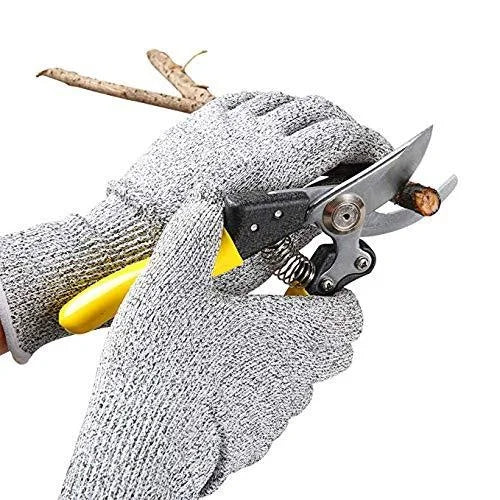 Luva de Segurança Anticorte HPPE – Proteção para Mãos em Trabalhos Pesados, Construção e Cozinha