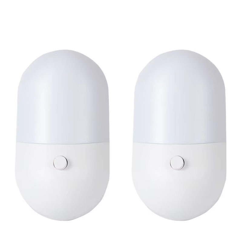 Lâmpada LED de Tomada Bivolt com Luz Quente e Fria – Econômica, Sem Pilhas, Ideal para Todos os Ambientes