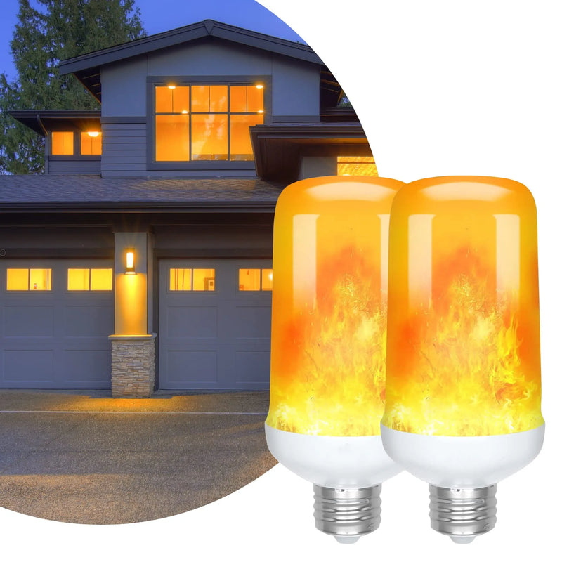 Lâmpada LED Chama Efeito Fogo 5W – Bivolt, E27, E27HT, Econômica e Decorativa
