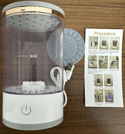 Limpador Elétrico de Pincéis com Carregamento USB