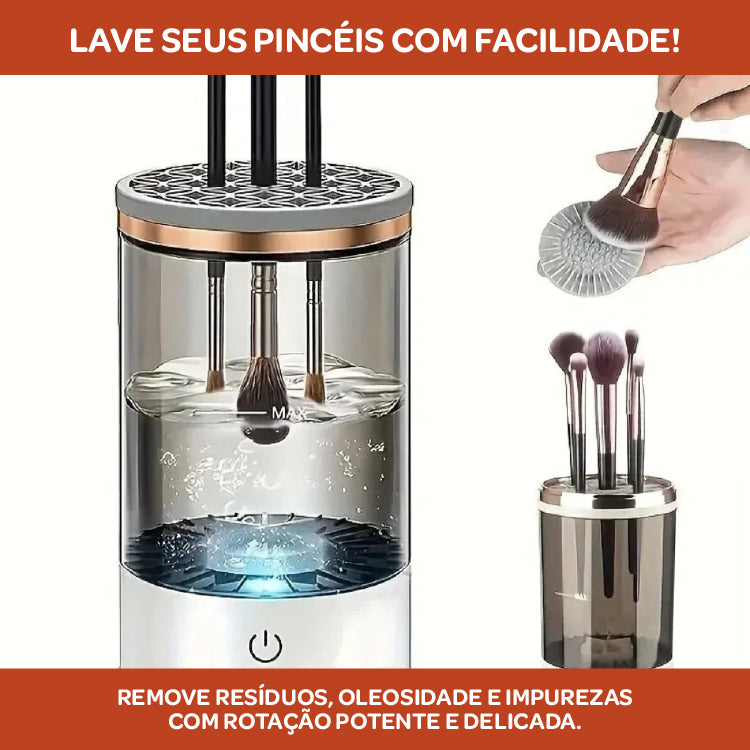 Limpador Elétrico de Pincéis com Carregamento USB