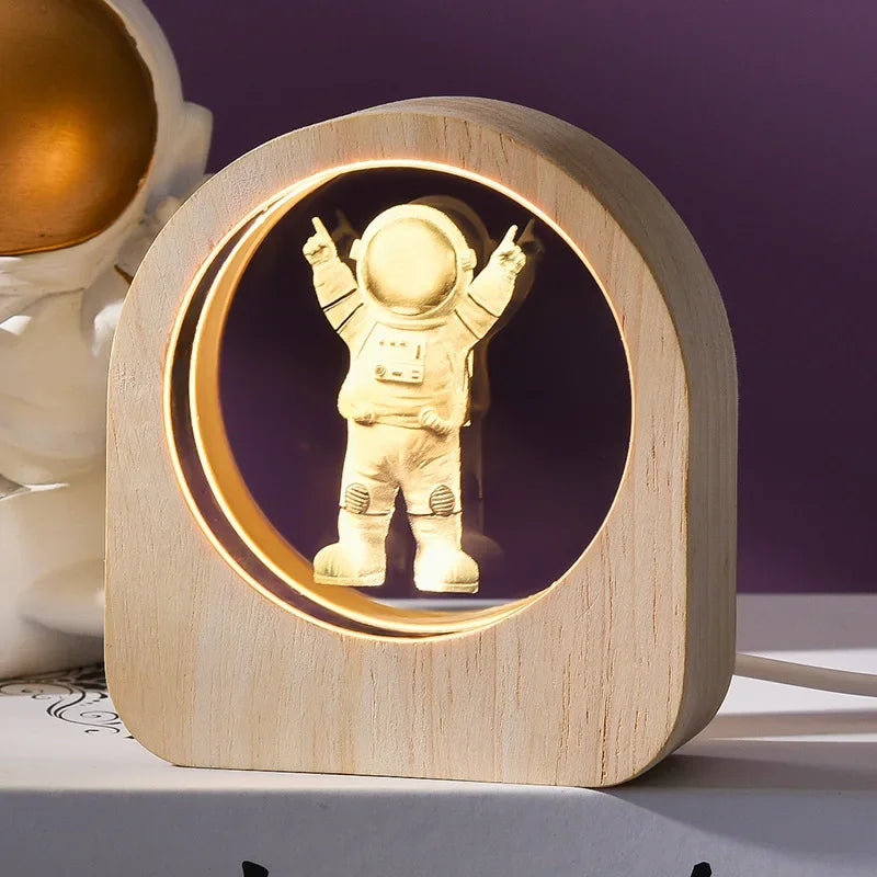 Luminária Decorativa LED com Temas Variados - Luz Aconchegante para Presentes e Decoração de Ambientes