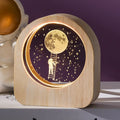 Luminária Decorativa LED com Temas Variados - Luz Aconchegante para Presentes e Decoração de Ambientes