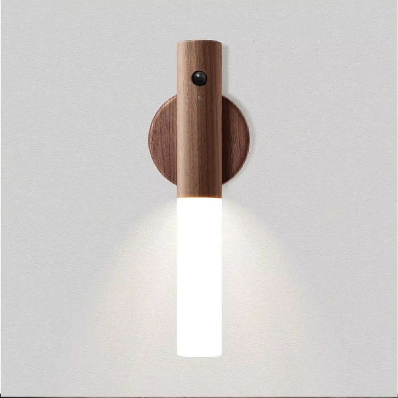 Luminária LED Magnética com Sensor de Movimento – Recarregável, Sem Fio, Ideal para Armário, Corredor e Escadas