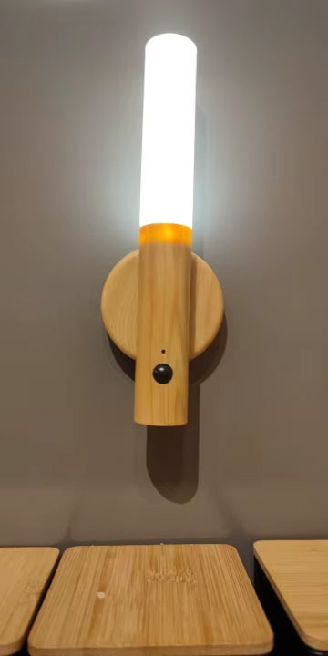 Luminária LED Magnética com Sensor de Movimento – Recarregável, Sem Fio, Ideal para Armário, Corredor e Escadas