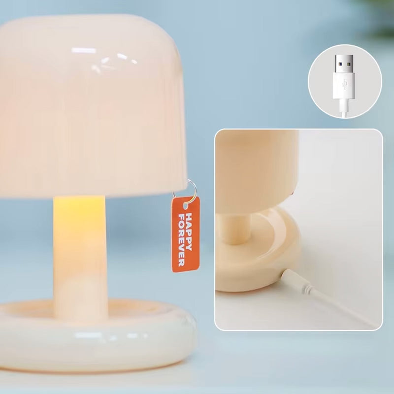 Luminária de Mesa Minimalista LED – Design Moderno para Decoração e Escritório