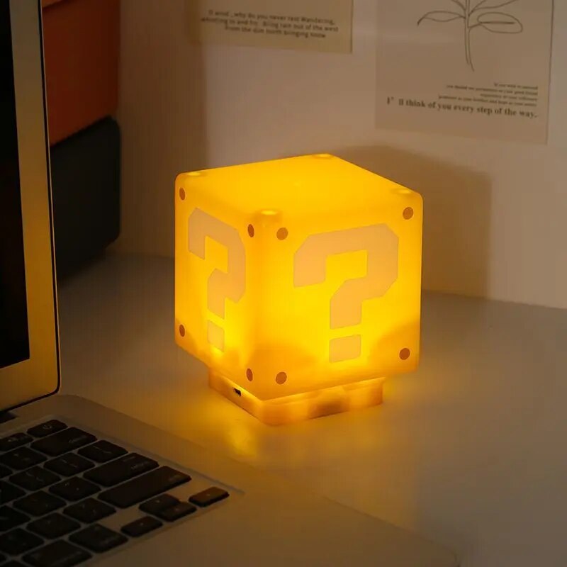 Luminária Decorativa Super Mario World - Decoração Geek para Quarto e Escritório