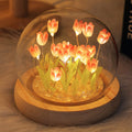 Luminária DIY Tulipas em Cúpula de Vidro – Excelente Opção Para Presentes & Decoração