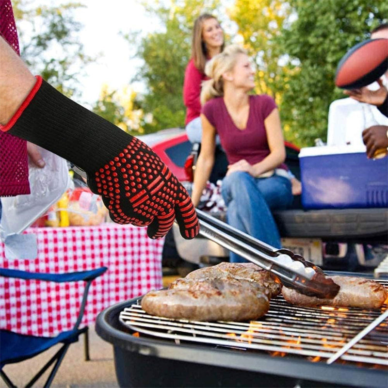 Luvas Resistentes a Altas Temperaturas – Proteção Térmica, Antideslizantes e Multiuso para Cozinha, Churrasco e Indústria