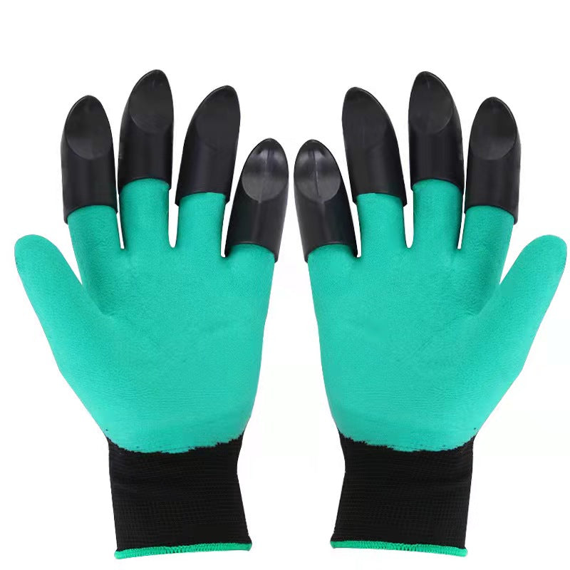 Luva de Jardinagem com Garras para Plantio e Escavação – Proteção e Conforto