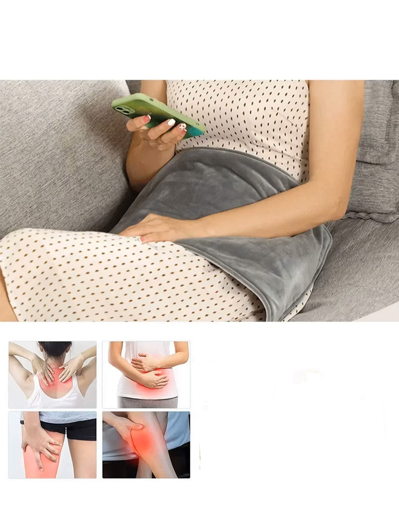 Manta Térmica Elétrica Comfy USB - Alívio de Dores Musculares e Aquecimento Corporal
