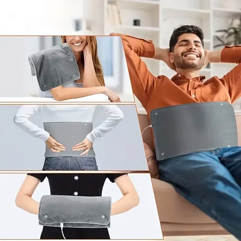 Manta Térmica Elétrica Comfy USB - Alívio de Dores Musculares e Aquecimento Corporal
