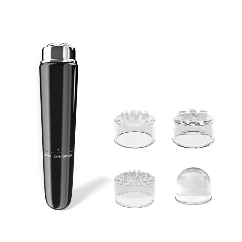Massageador Facial Elétrico 4 em 1 – Microvibração para Olhos, Olheiras, Bolsas & Relaxamento