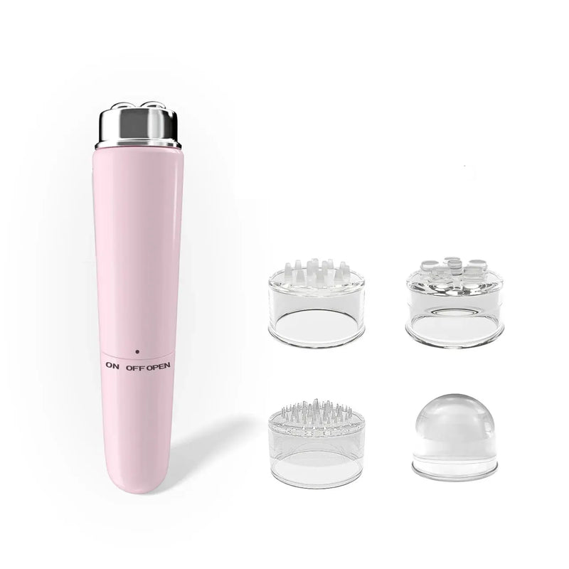 Massageador Facial Elétrico 4 em 1 – Microvibração para Olhos, Olheiras, Bolsas & Relaxamento