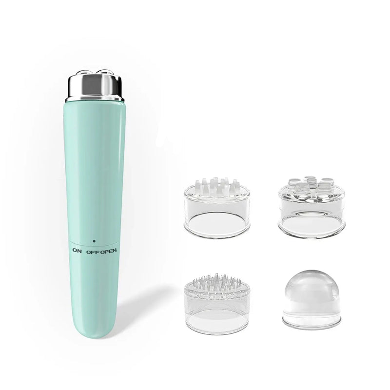 Massageador Facial Elétrico 4 em 1 – Microvibração para Olhos, Olheiras, Bolsas & Relaxamento