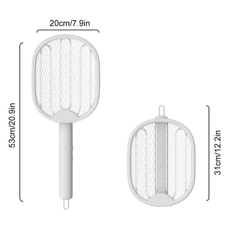 Raquete Elétrica Mata Mosquito – Recarregável e Segura para Uso Diário