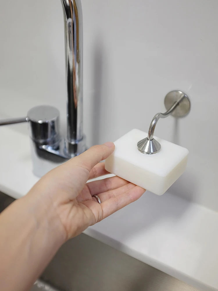 Saboneteira Magnética de Parede Moderna e Elegante