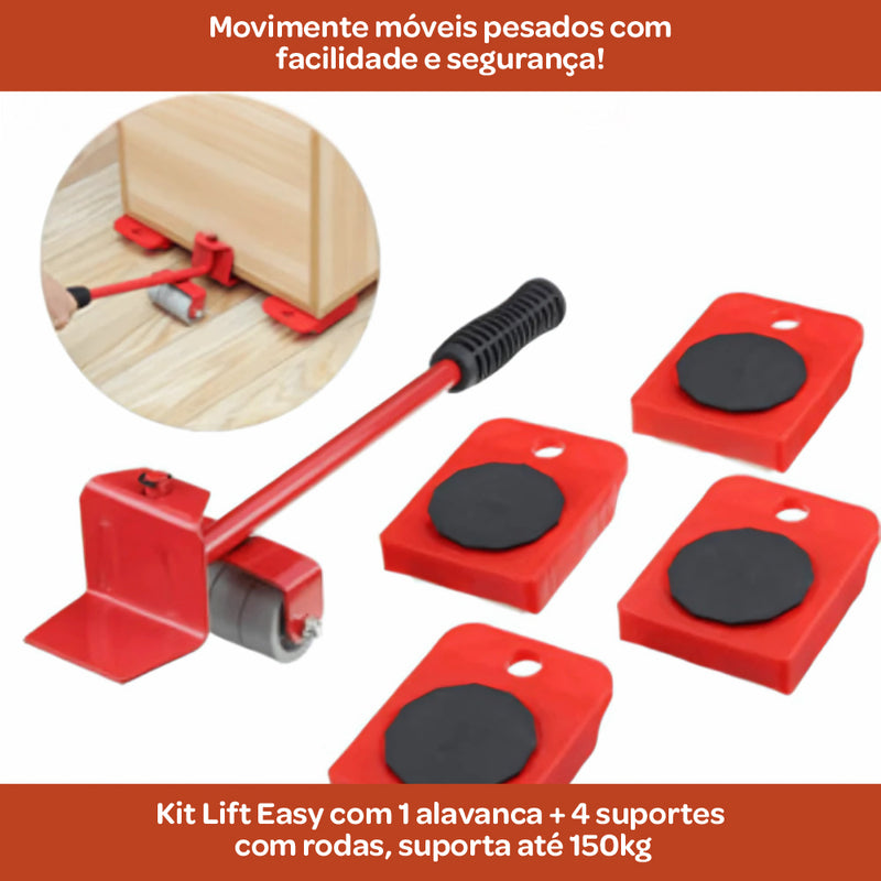 Suporte Movedor Lift Easy 150kg – Kit para Mover Móveis Pesados com Facilidade