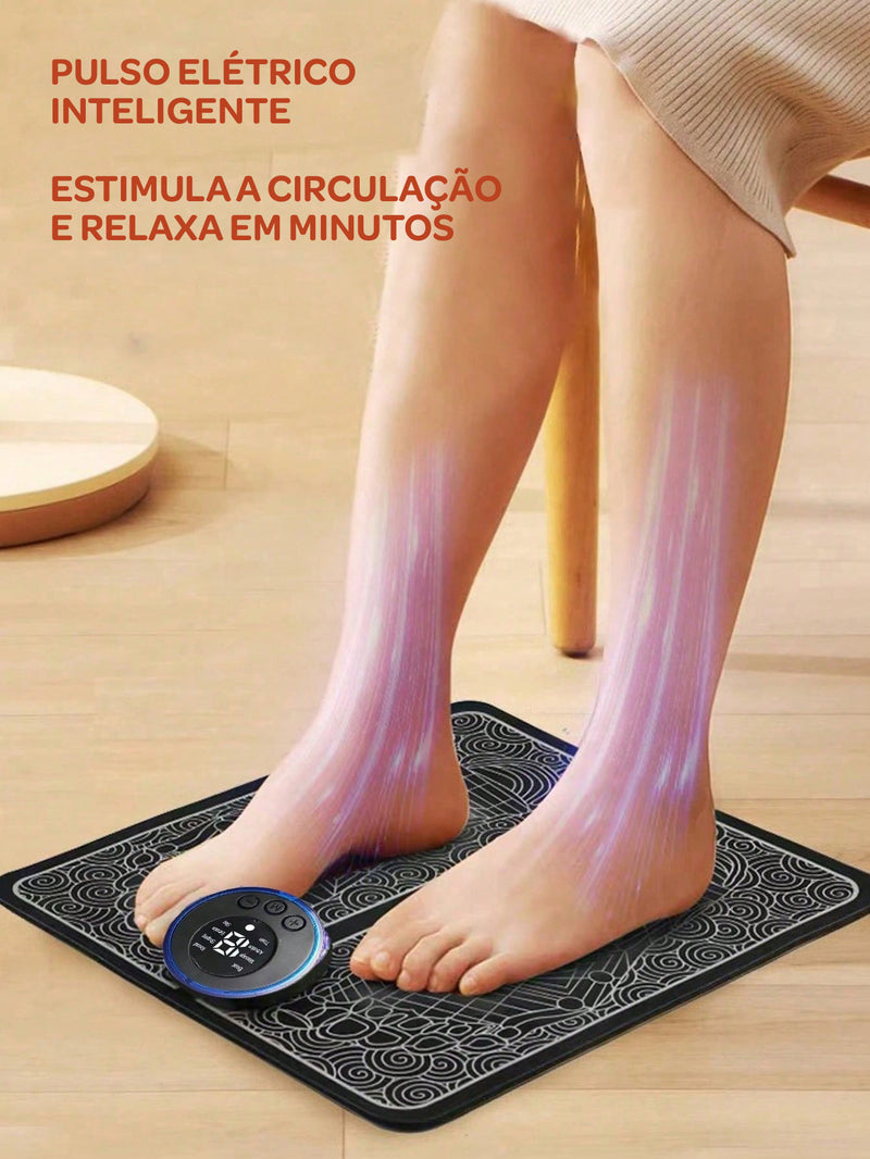 Tapete Massageador Portátil USB – Alívio Imediato com Vibração Ajustável